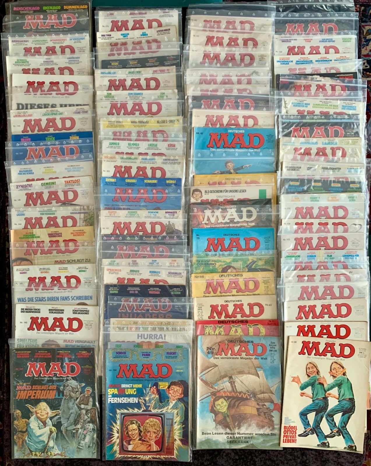 114 quaderni Mad, vecchia serie, fumetto, vedi le 2 foto!