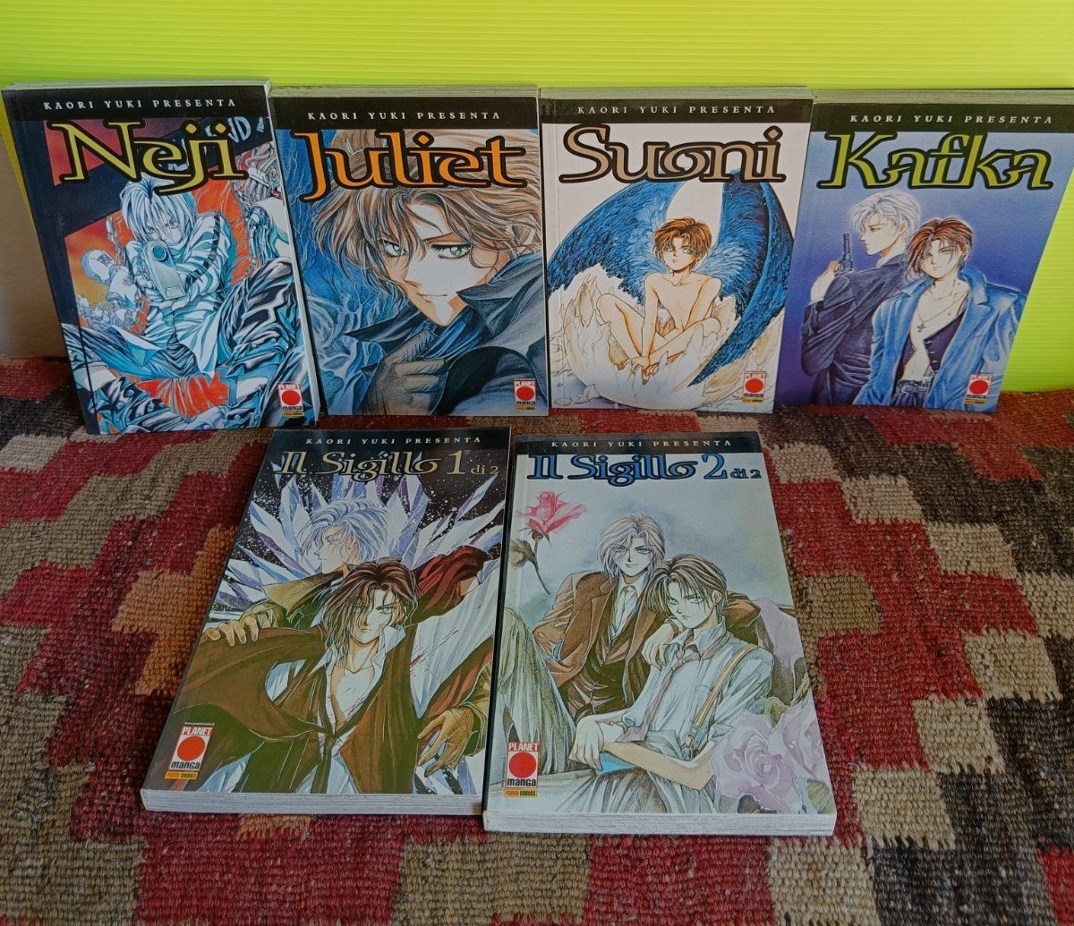 Kaori Yuki Presenta 1-6 Serie Completa Neji Juliet Suoni Kafka Il Sigillo Manga