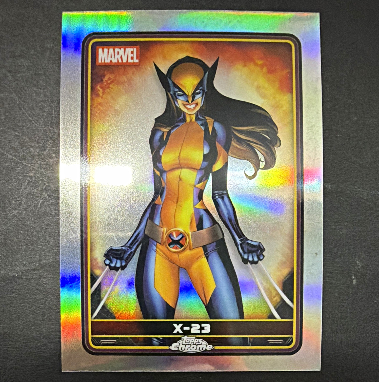 2025 Topps Marvel Chrome Deadpool 2025 X-23 Refractor #15