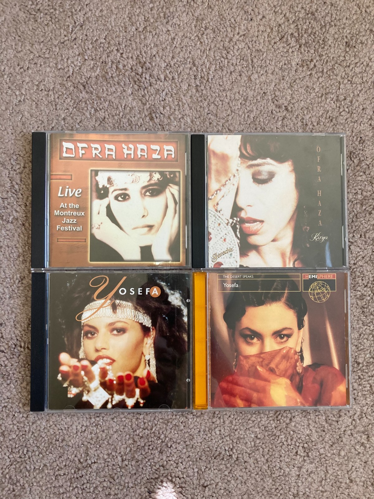 Ofra Haza CD lot Live at the Montreux Jazz Festival Kirya rare Yemenite music