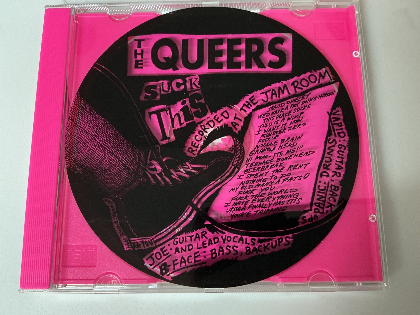 The Queers: Suck This CD ( 1998 ) - Clearview Records - VGC
