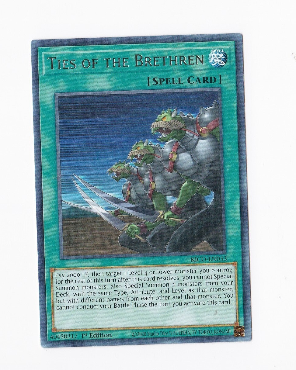 Konami YuGiOh 2020! 1ª Edizione - Legami Dei Fratelli KICO-EN053