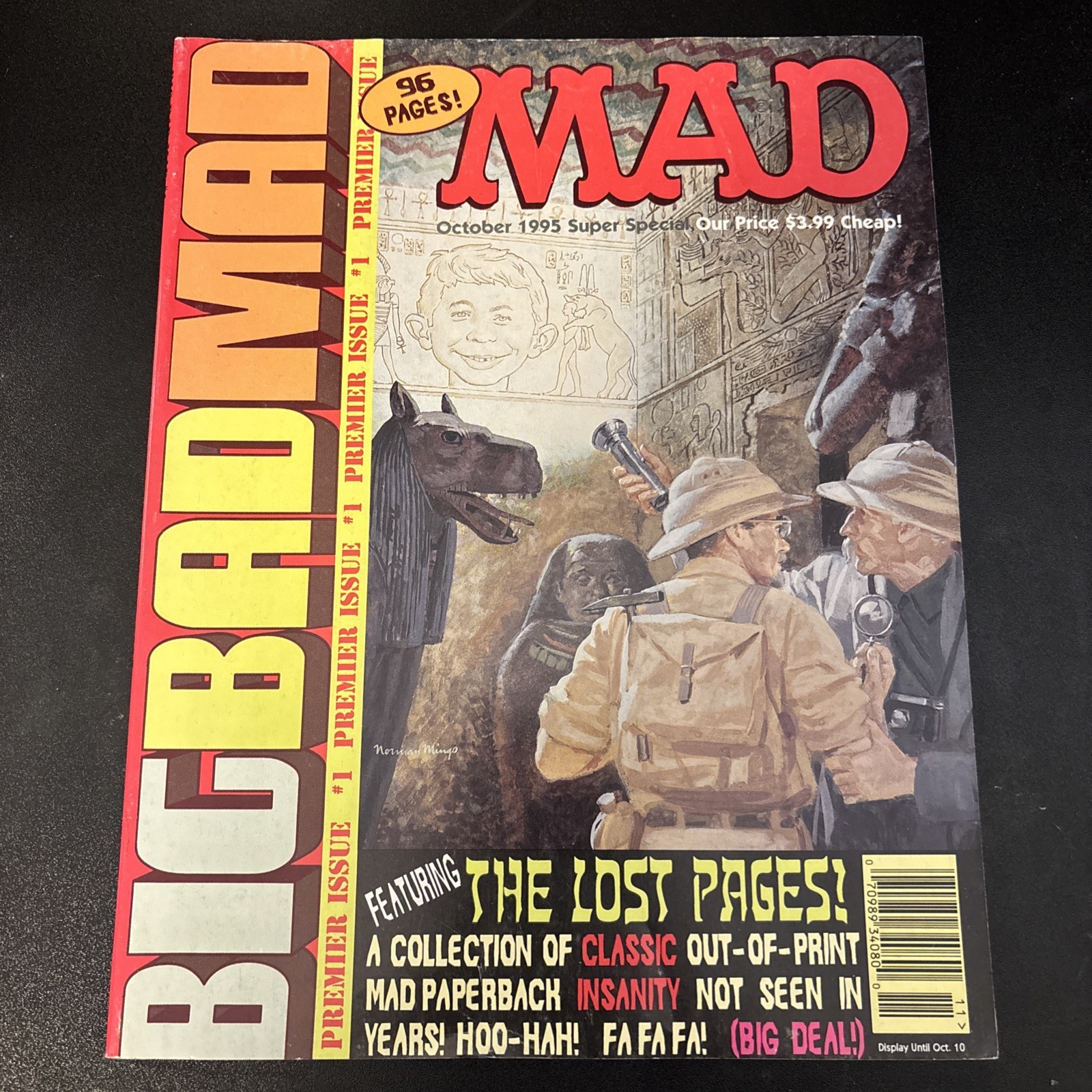 MAD Magazine Super Special #107 Oct 1995 Big Bad MAD #1 Vintage Lost Pages