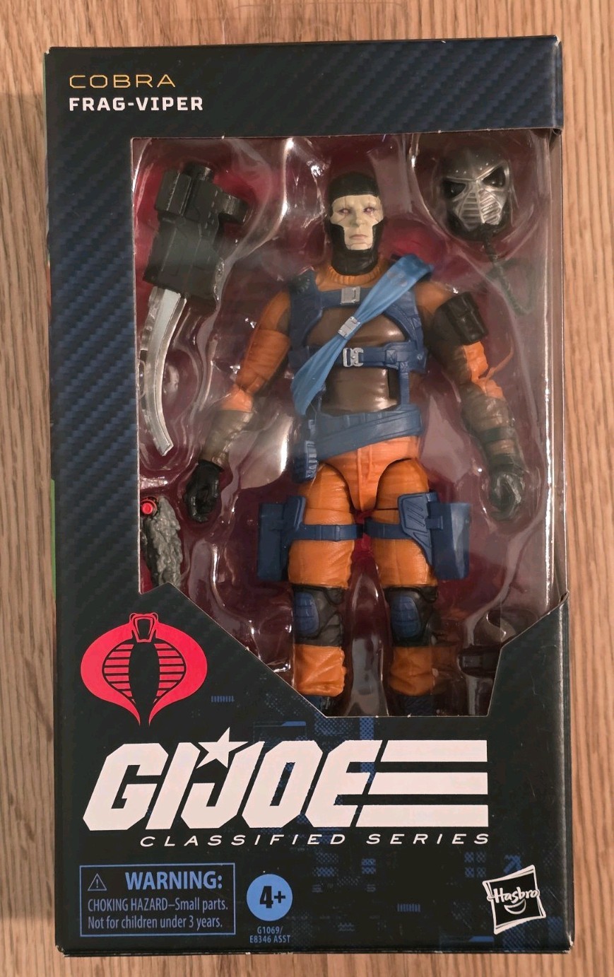 G.I.JOE SERIE CLASSIFICATA 6 POLLICI COBRA FRAG-VIPER #153 SPEDIZIONE GRATUITA NUOVO CON SCATOLA!!!