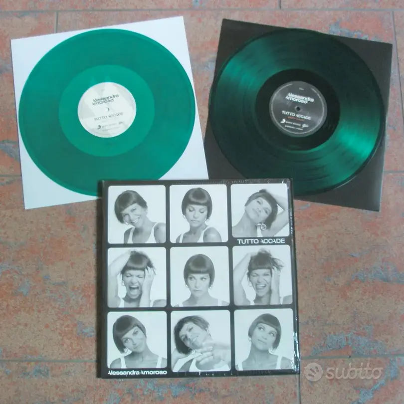 ALESS. AMOROSO - tutto accade - 2XLP VERDI - NUOVO