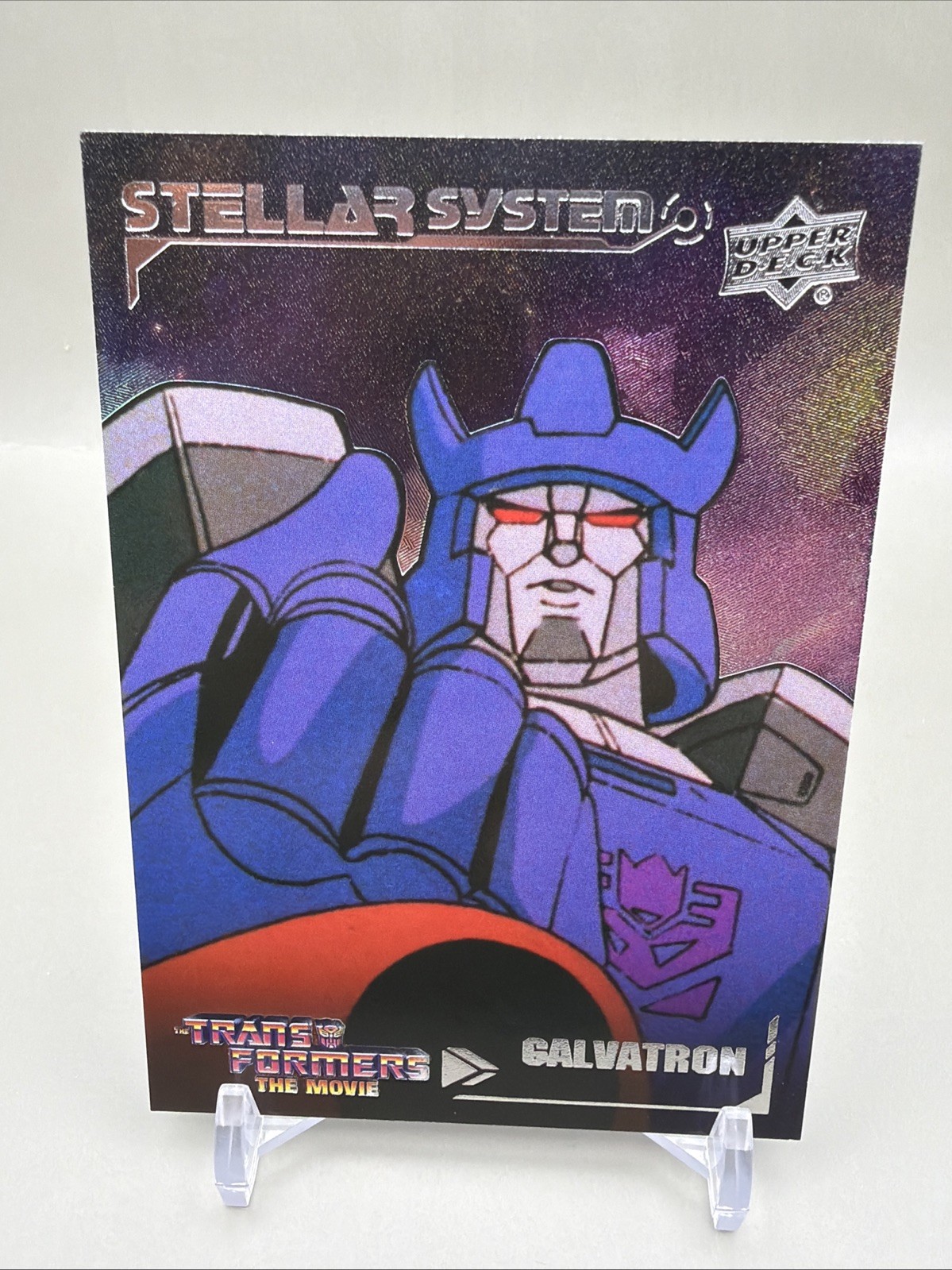 2026 Upper Deck Transformers The Movie 40th Galvatron Stellar System SS-9