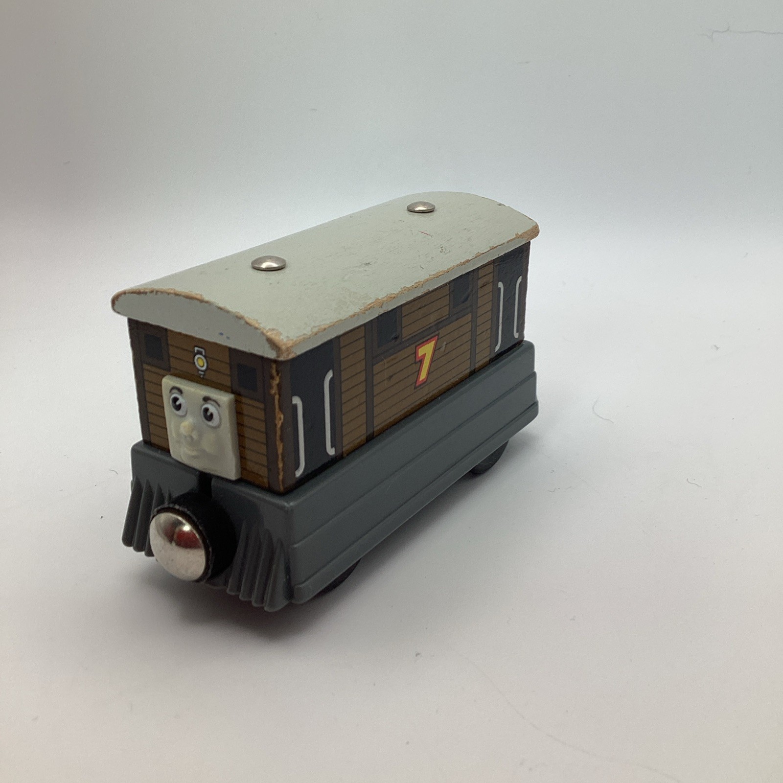 Toby the Tram #7 Train Thomas the Tank Engine & Friends 2003 Wooden Railway