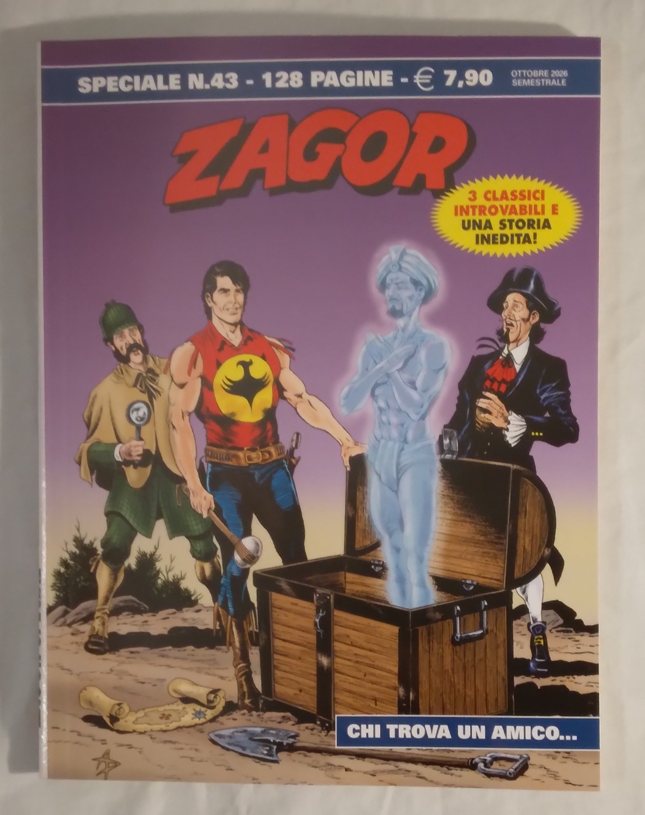 ZAGOR SPECIALE 43 CHI TROVA UN AMICO- BURATTINI, VOLTOLINI-COME NUOVO
