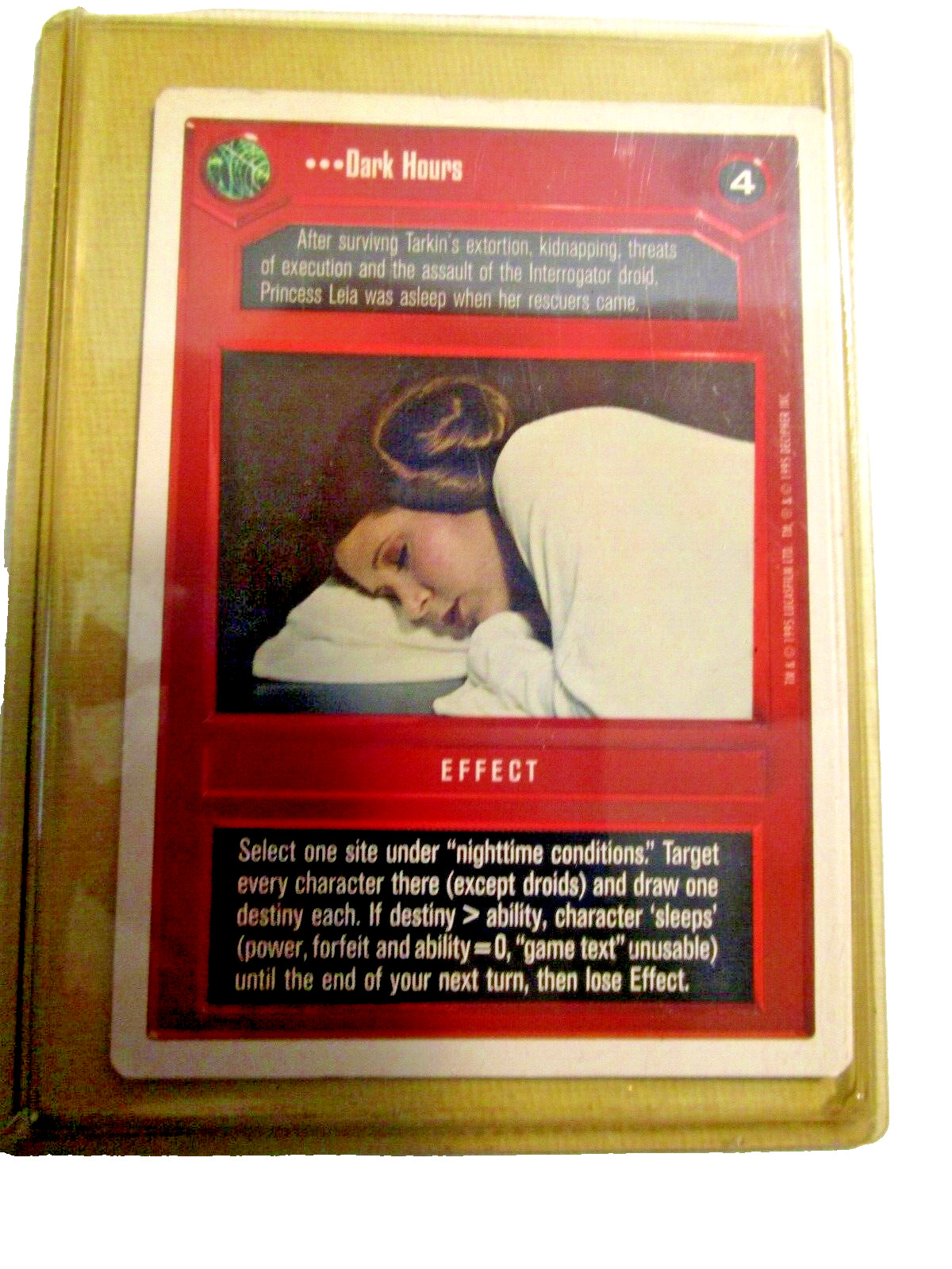 Star Wars CCG Dark Hours Premiere WB Decifratore con lavagna bianca