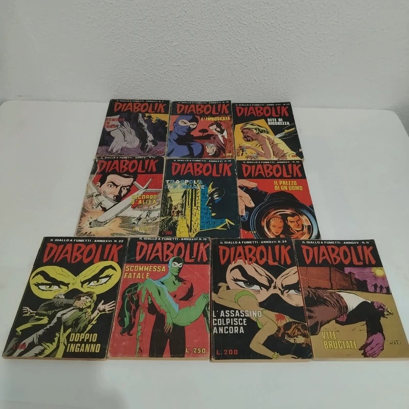 Diabolik fumetti anni 70