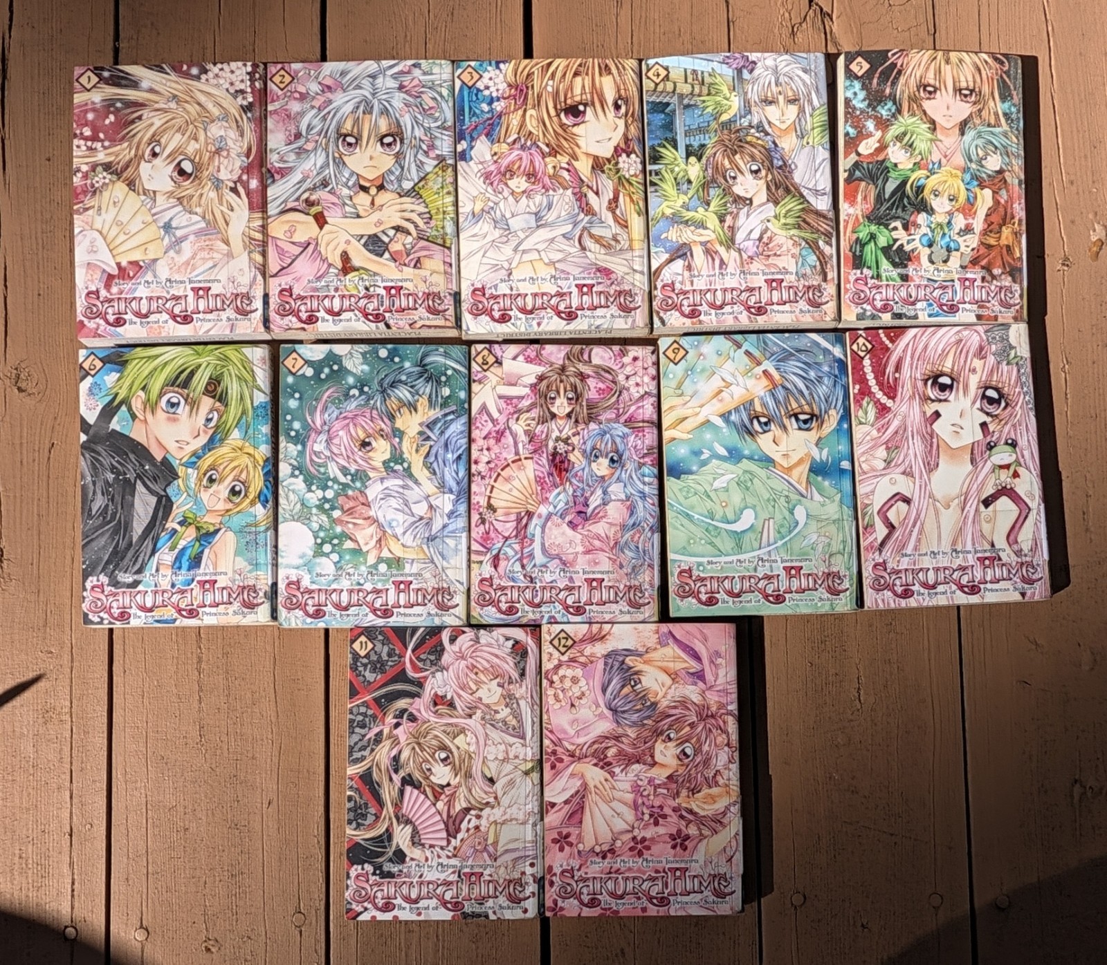 Sakura Hime Manga Leggenda della Principessa Sakura Vol. Inglese 1-12 Completo!