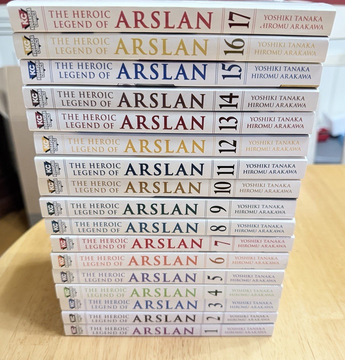 Heroic Legend of Arslan Vol 1-17 Manga Inglese Hiromu Arakawa RARO/OOP Yen Press