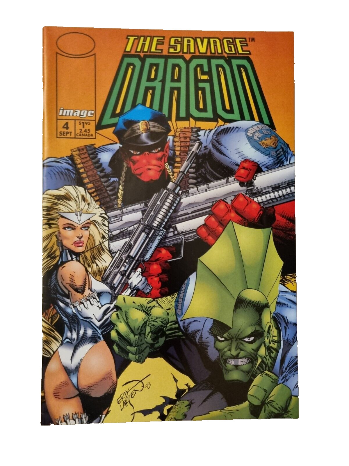 The Savage Dragon No. 4, September 1993 First Printing Image Comics