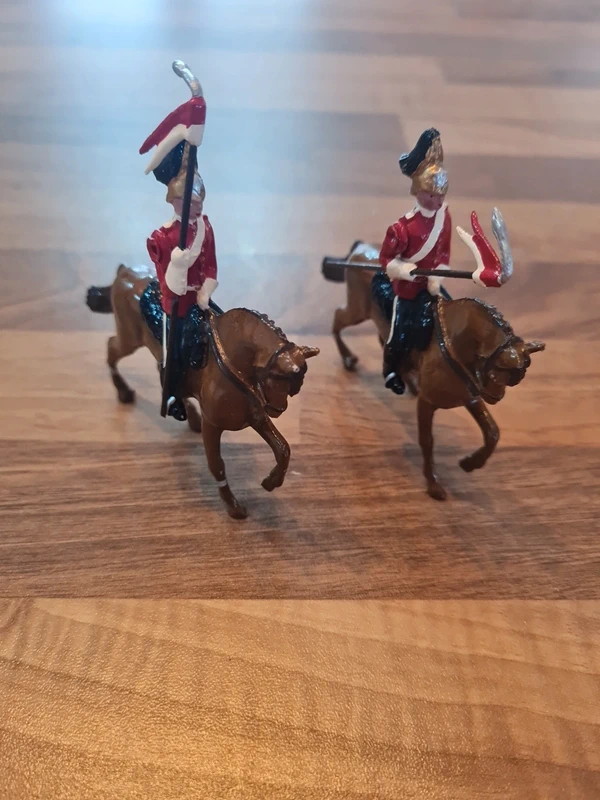 Cavaliers Soldats de Plomb Anciens W. Britain (Vintage)