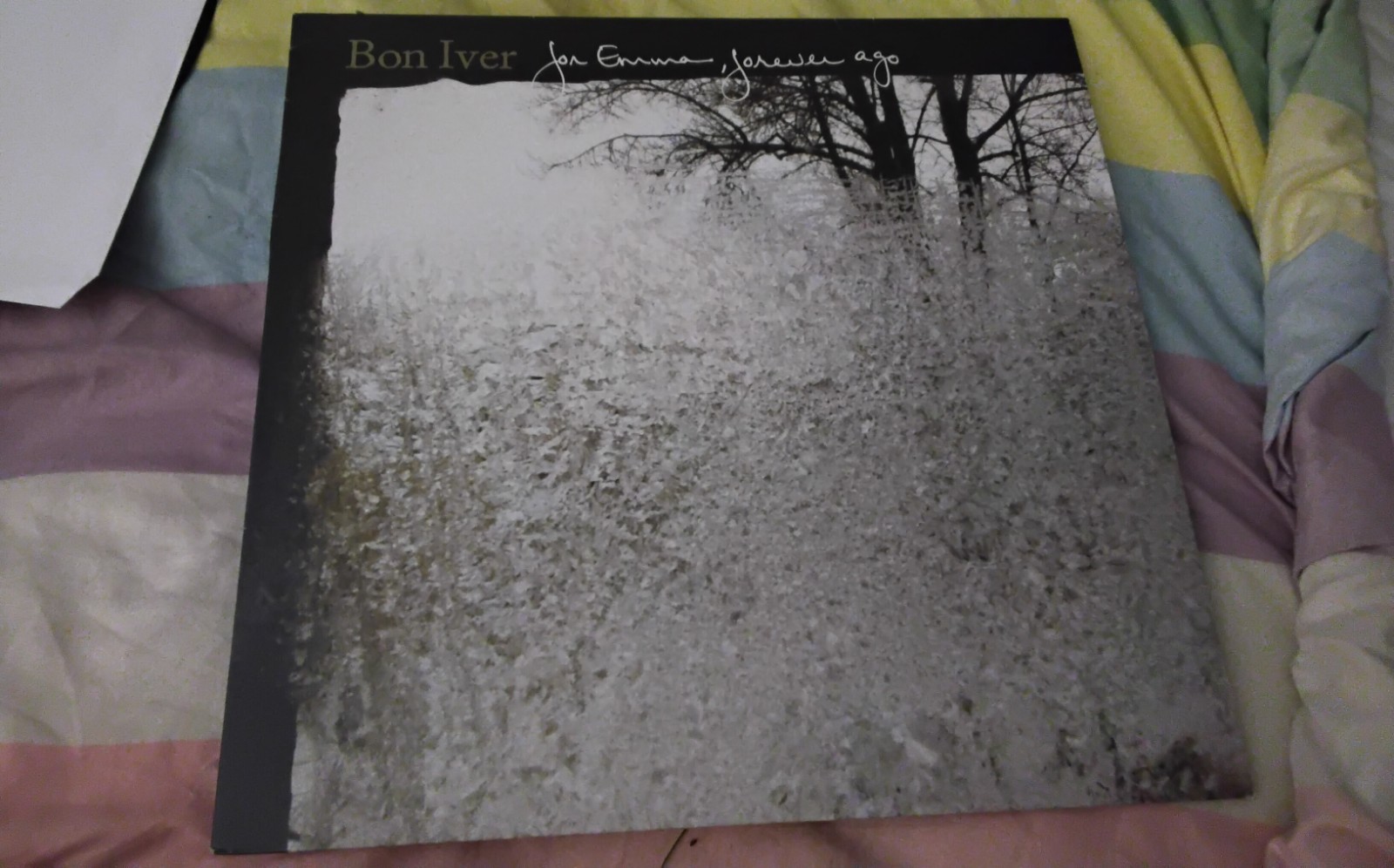Bon Iver -For Emma, Forever Ago-12" LP,  Lyric Ins, Reiss, RP-CAD2809 UK 2014 Ex