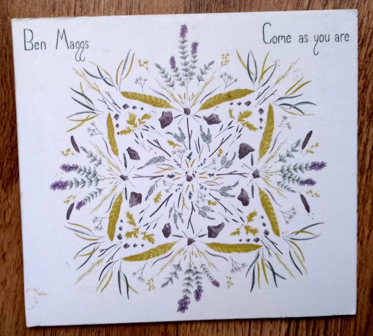 Ben Maggs Come As You Are Rare Signed Autograph CD Flyers English Folk Cotswold 