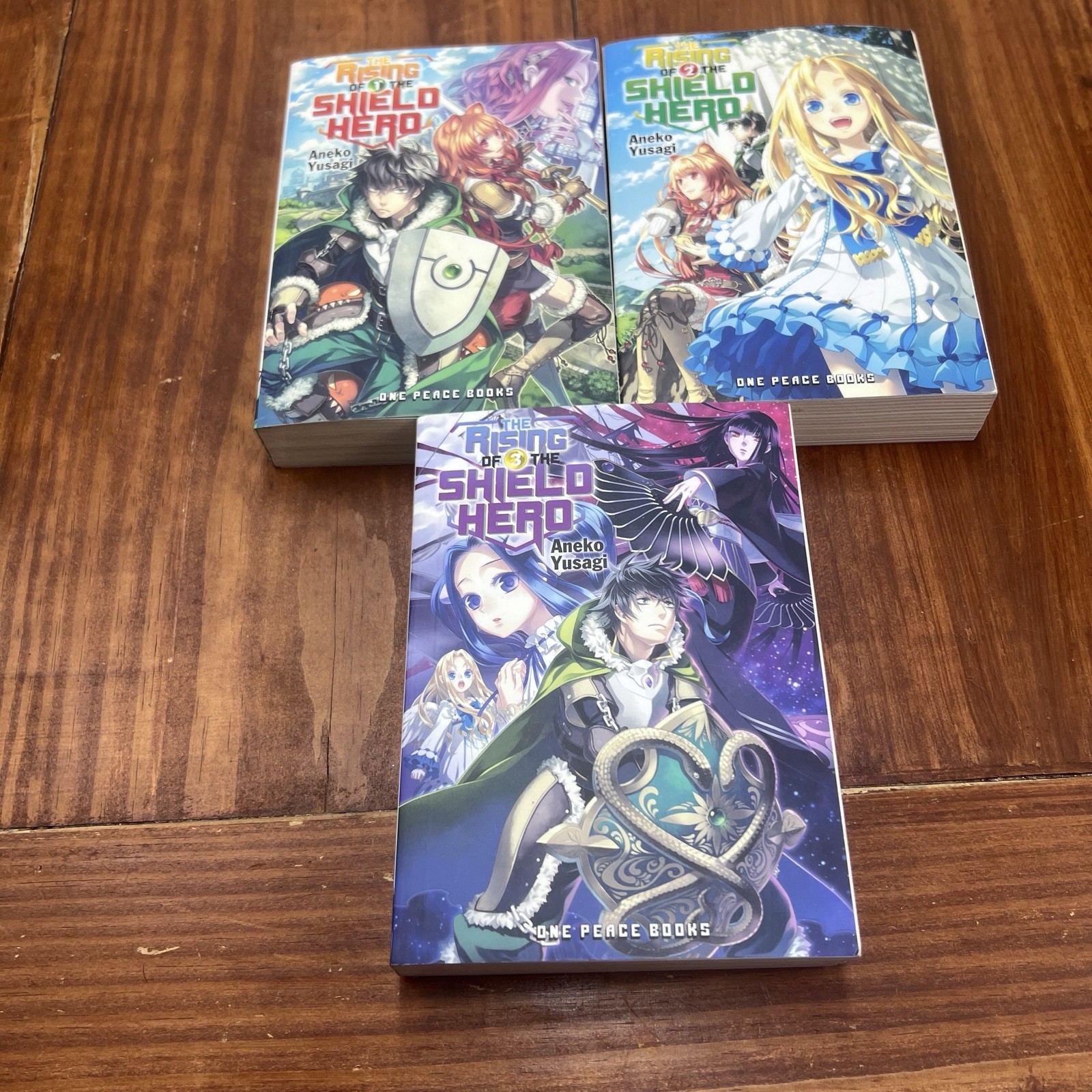 L'Ascesa dello Scudo Eroe Light Novel Lotto Vol 1-3 One Peace Books