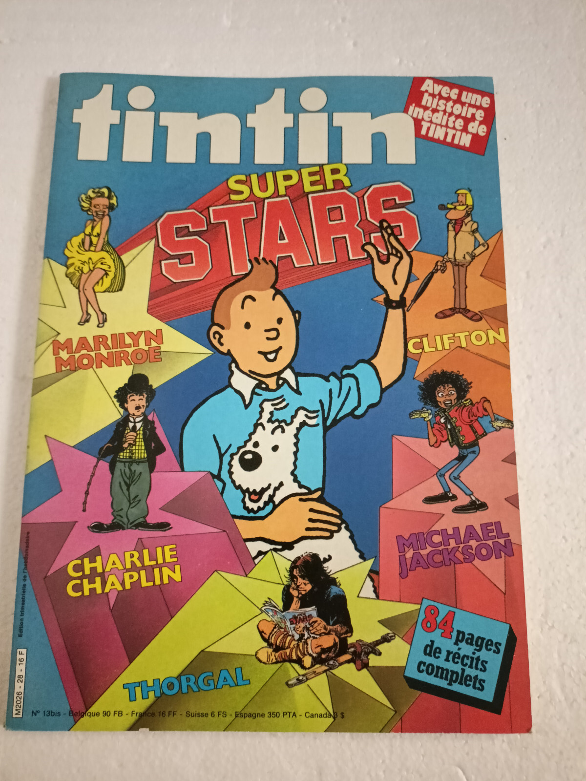 Journal Revue Super Tintin - Tintin Super Stars N° 13Bis - Photo conforme !