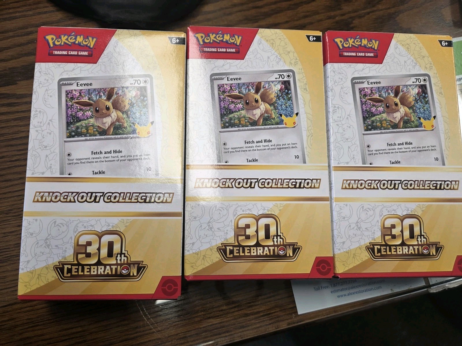 30th Anniversary Pokemon Knockout Collection 3 Total