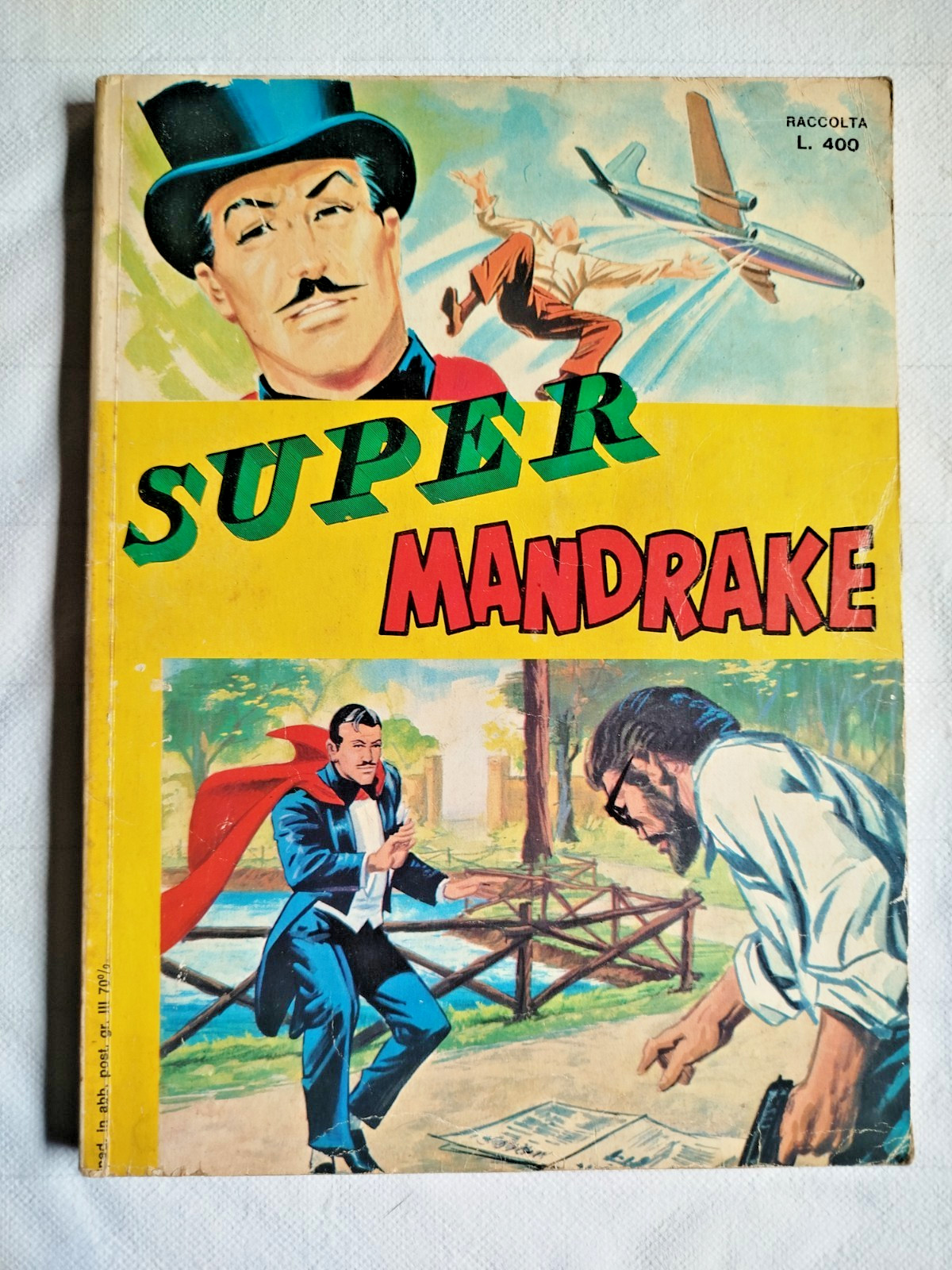 SUPER MANDRAKE RACCOLTA N. 3 FRATELLI SPADA - SUPPLEMENTO ALBI DEL VASCELLO 1974