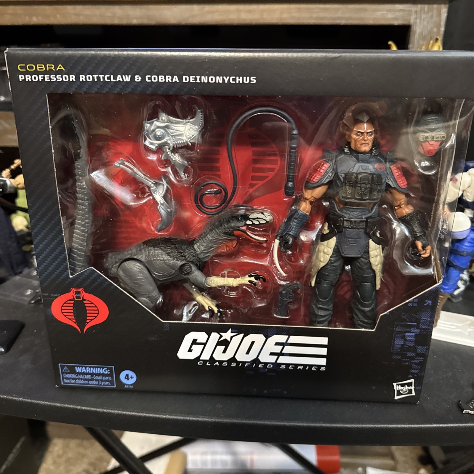 G.I. Joe Classified Series #196 Professor Rottclaw & Cobra Deinonychus