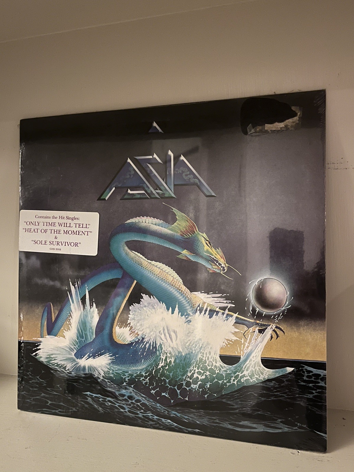 Asia 1982 Debut LP SEALED Geffen GHS 2008 Original Hype Sticker Roger Dean