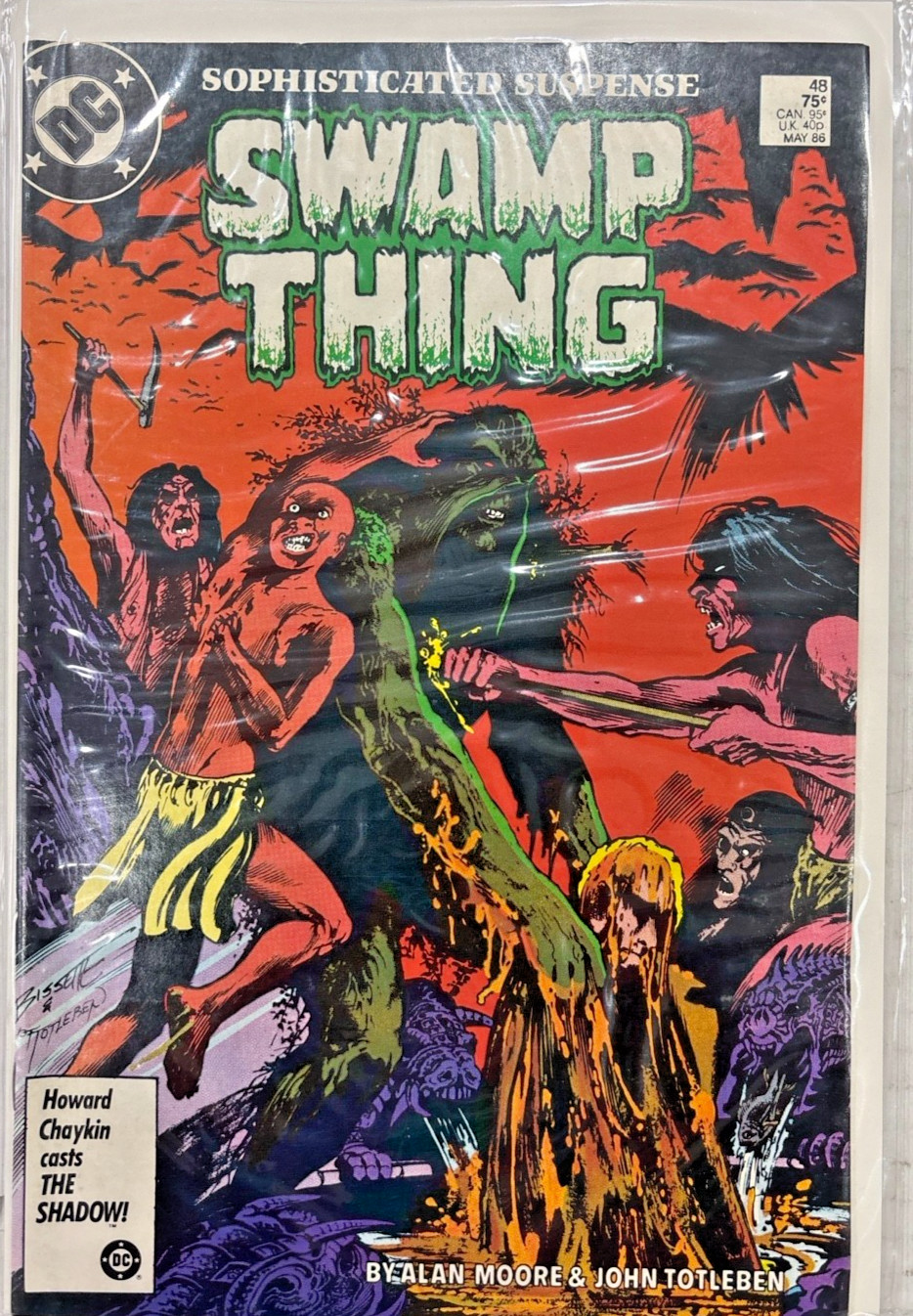 Swamp Thing #48 1986 DC Comics Alan Moore John Totleben ottime condizioni spedizione gratuita