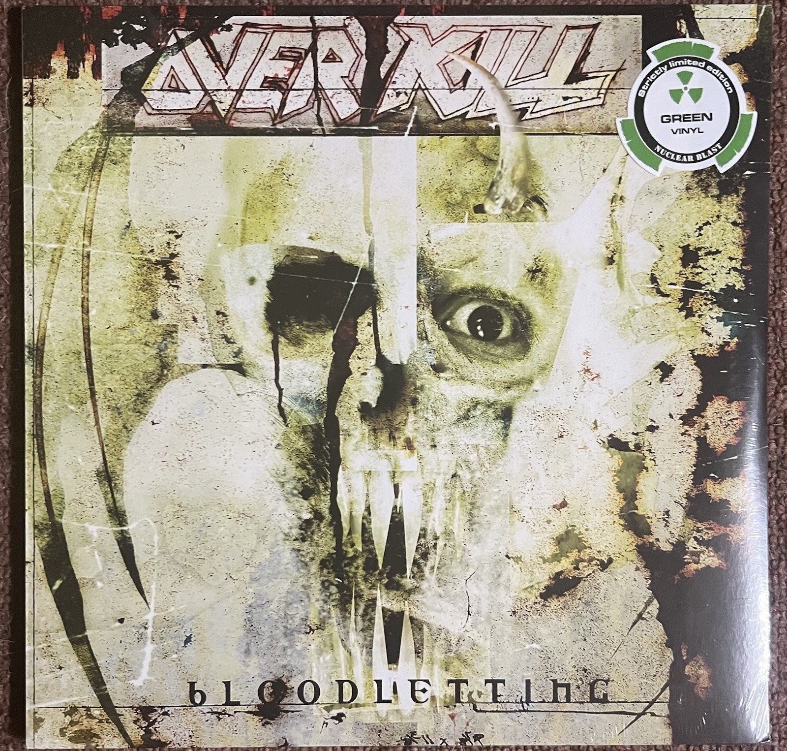 Overkill Bloodletting 2015 Euro Green 300 copies M/Nm Sealed