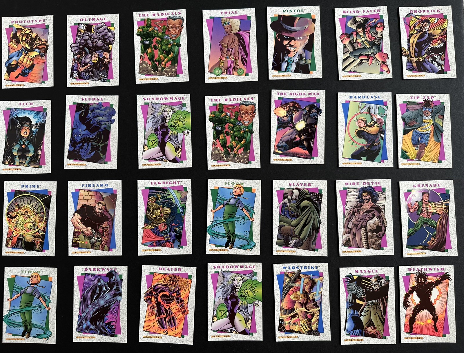 Lotto 61 carte SkyBox Ultraverse II 1994!!!