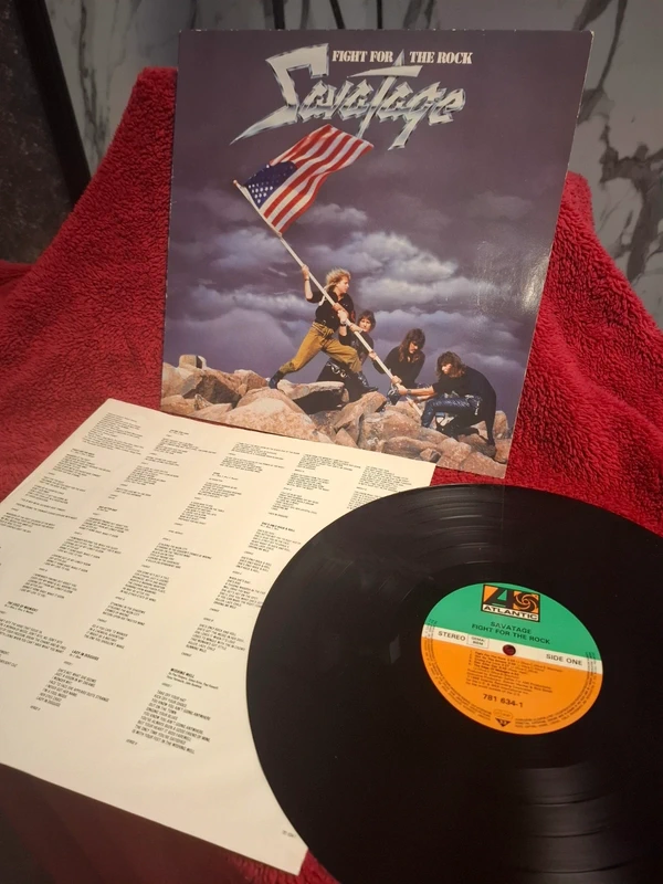 Savatage – Fight for the Rock (1986, originele Atlantic persing!)