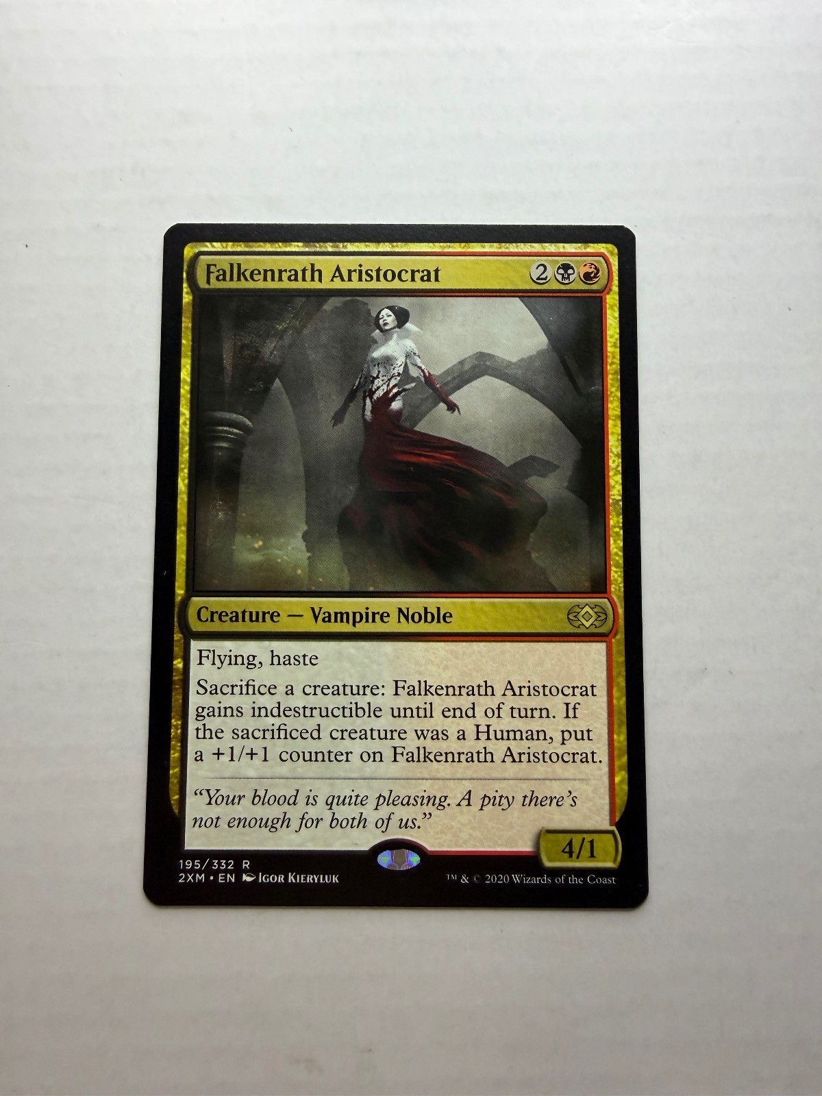 Falkenrath Aristocrat 195 Raro Doppio Maestro Magic: The Gathering Mtg LP