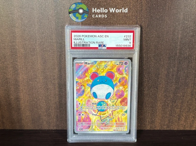 Marill IR 232/217 - PSA 9 - Ascended Heroes