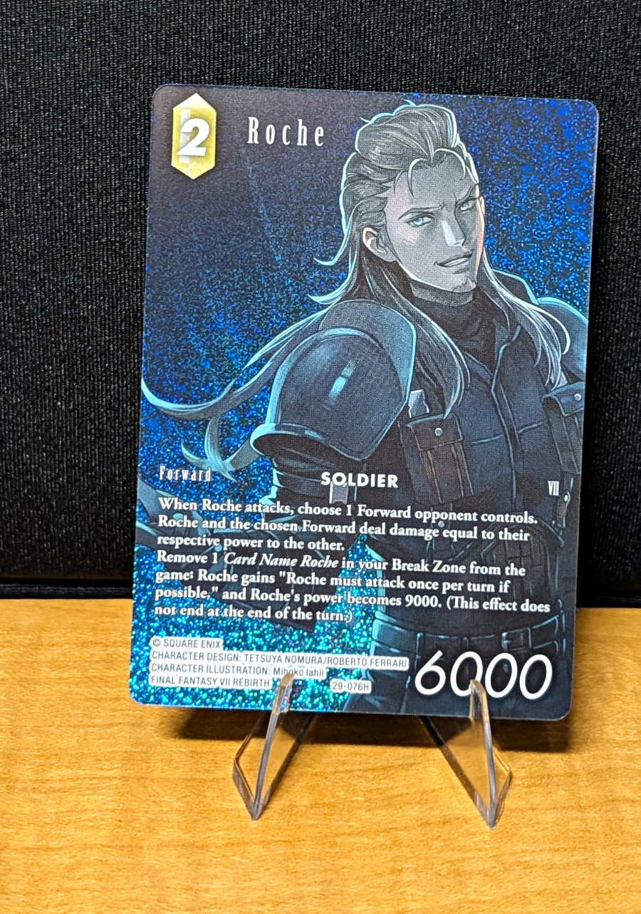 Square Enix Final Fantasy TCG Roche 29-076H FFVII H Forward FA Foil