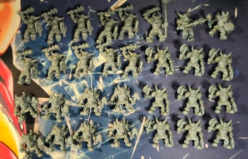 30 Orcs Noirs en Impression 3D / Fablezel / Warhammer / The Old World