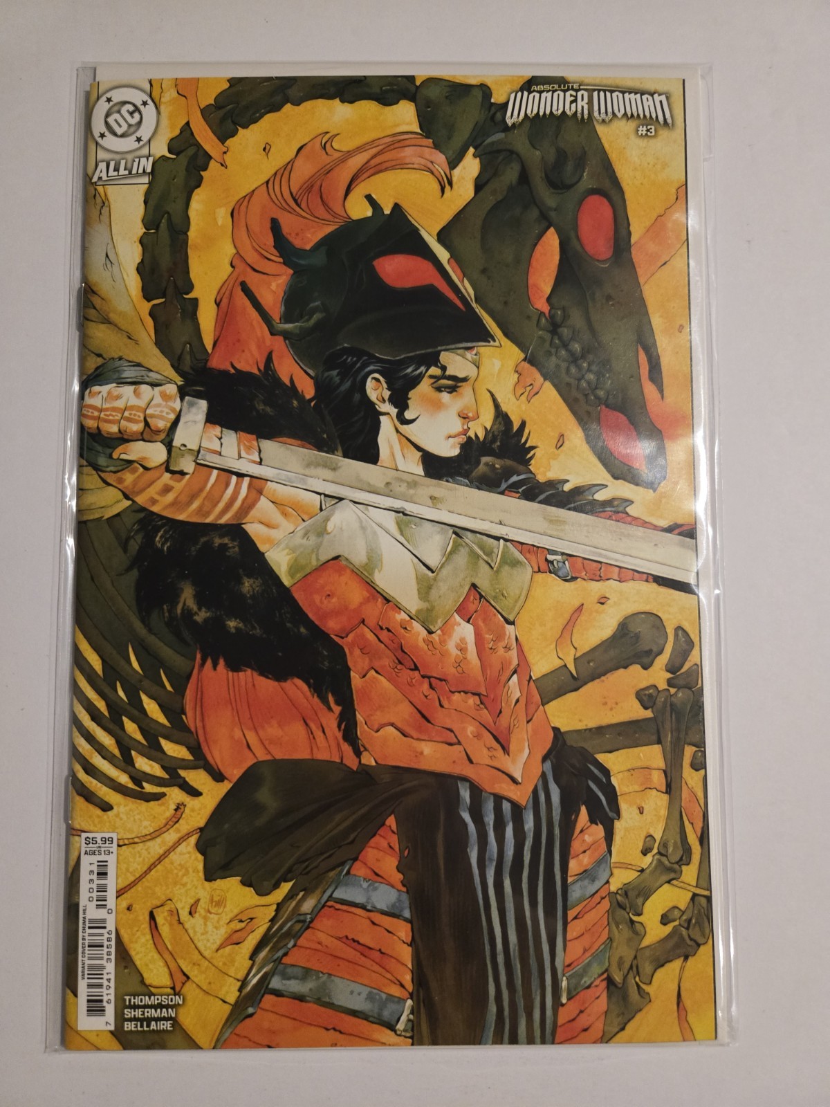 Copertina Absolute Wonder Woman #3 variante Chuma Hill C 2025 DC ~ 1a stampa