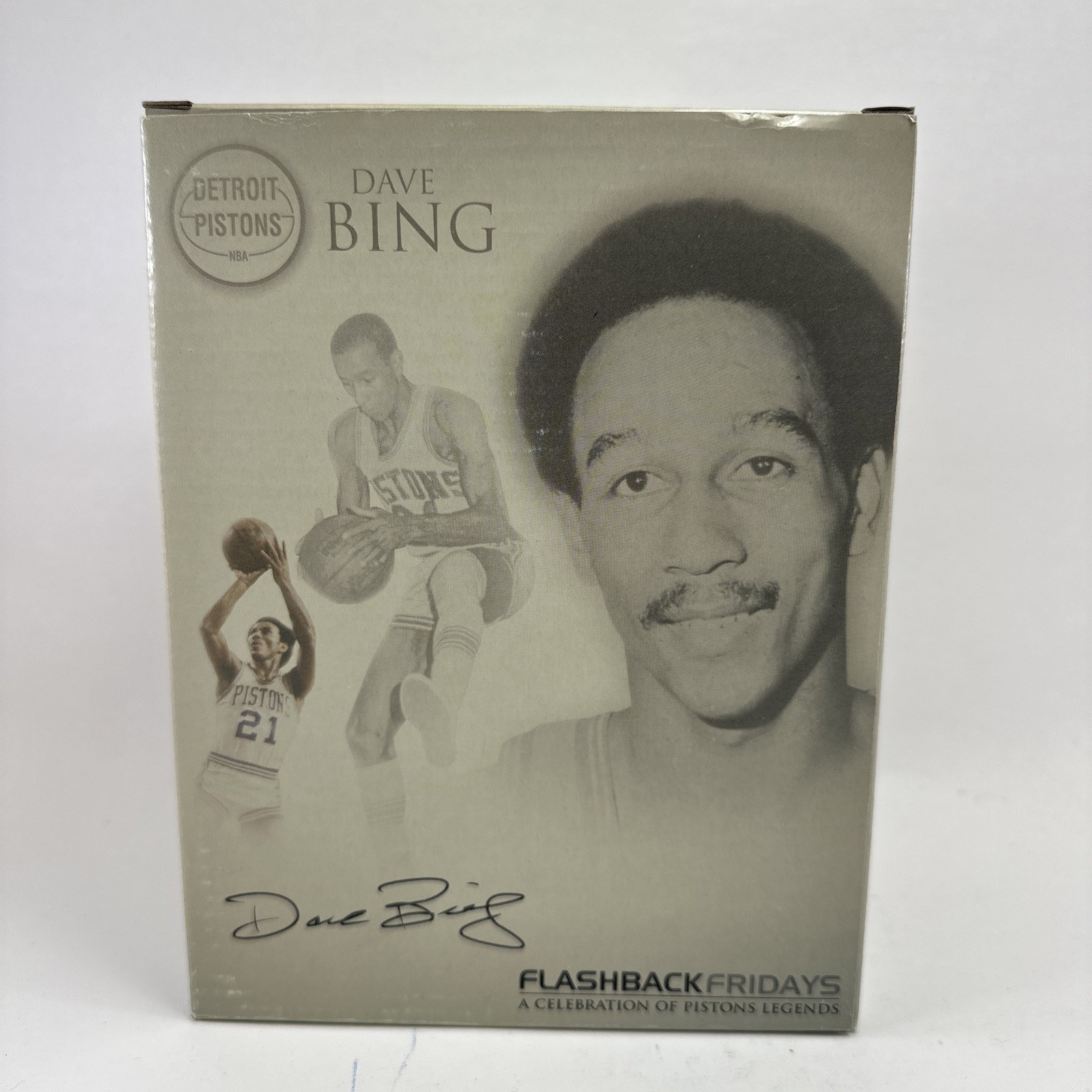 Dave Bing Flashback Fridays Pistons Legends Figurine Stadium Giveaway
