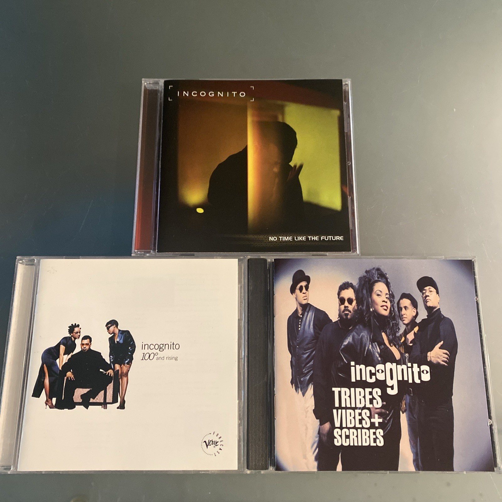INCOGNITO 3 LOT: No Time Like Future, 100 Degrees & Rising, Tribes Vibes Scribes