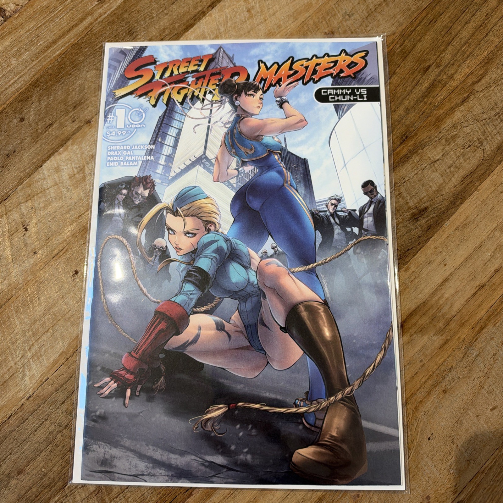 STREET FIGHTER MASTERS CAMMY VS CHUN LI #1 -  DRAX GAL COVER A NM