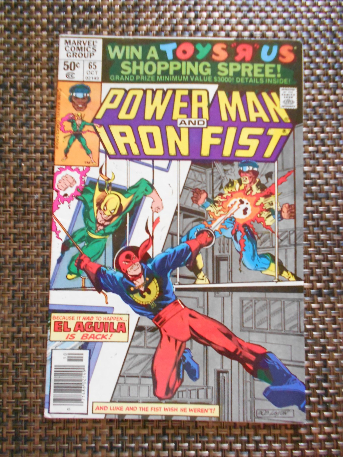 POWER MAN e IRON FIST #65 Marvel Comics 1° serie anni 70 ottime condizioni/VF+