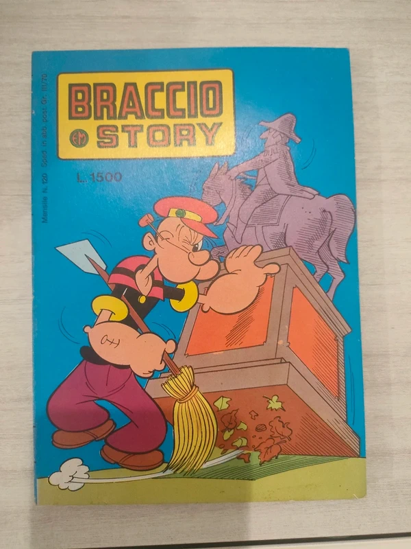 Fumetto Vintage Braccio Story n. 120 - Novembre 1987 Ed. Metro
