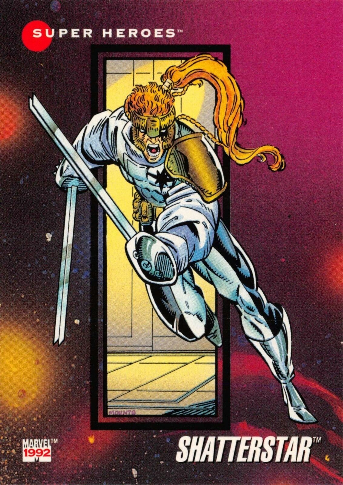1992 Marvel Universe #42 Shatterstar
