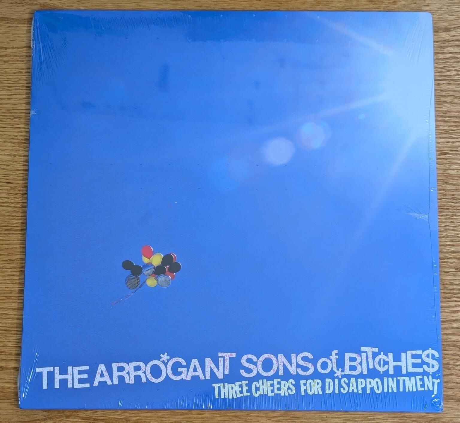 THE ARROGANT SONS OF BITCHES – THREE CHEERS FOR DISAPPOINTMENT - VINYL LP - X14