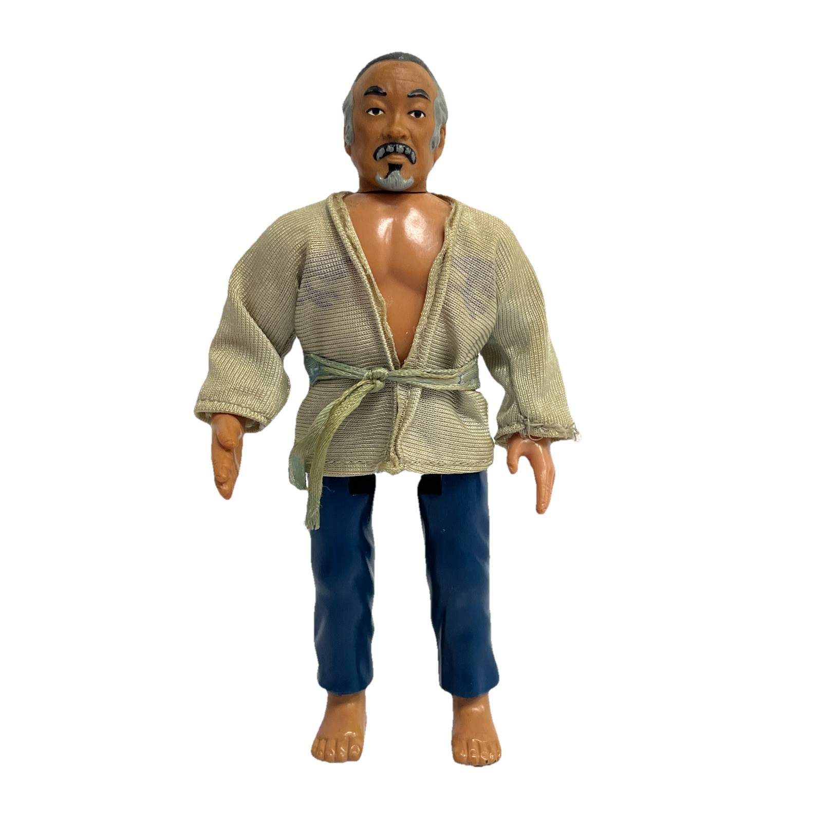 Kit Karate TriAction Figure Mr Miyagi 6" Vintage 1986 Originale Funzionante