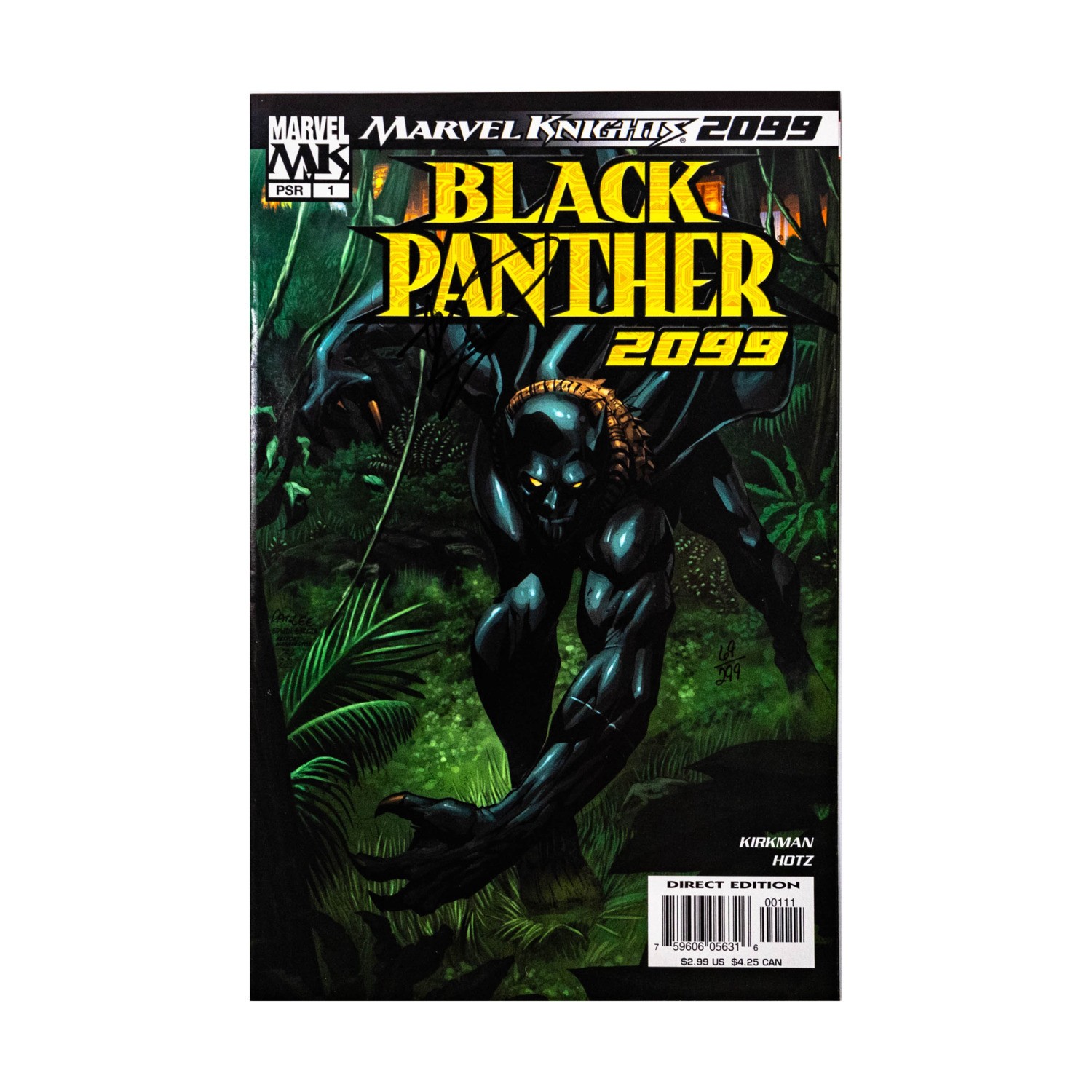 Marvel Marvel Knights Black Panther 2099 #1 (Dynamic Forces Firmato Ed) quasi nuovo