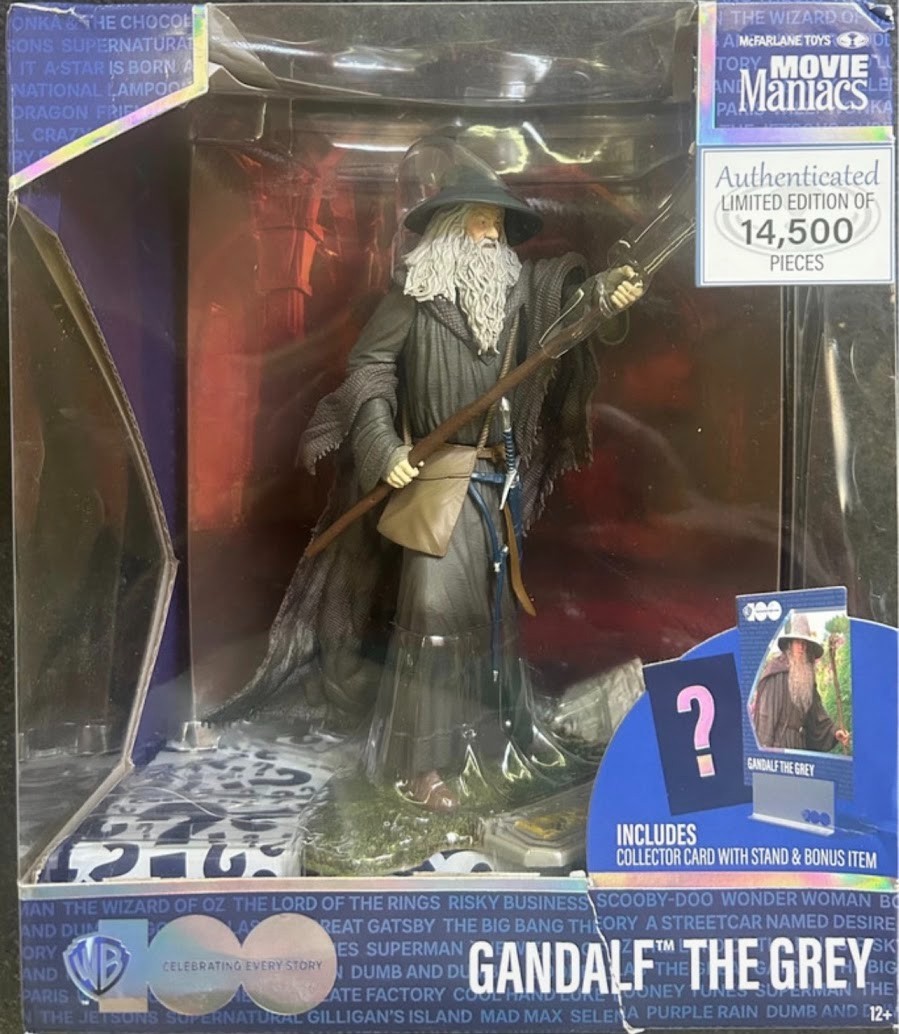 Gandalf the Grey 6" The Lord of the Rings Movie Maniacs McFarlane's Figure 2023