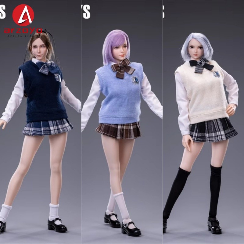 CDTOYS CD030 1/6 maglia canotta camicia gonna plissettata vestito vestiti per figura 12''