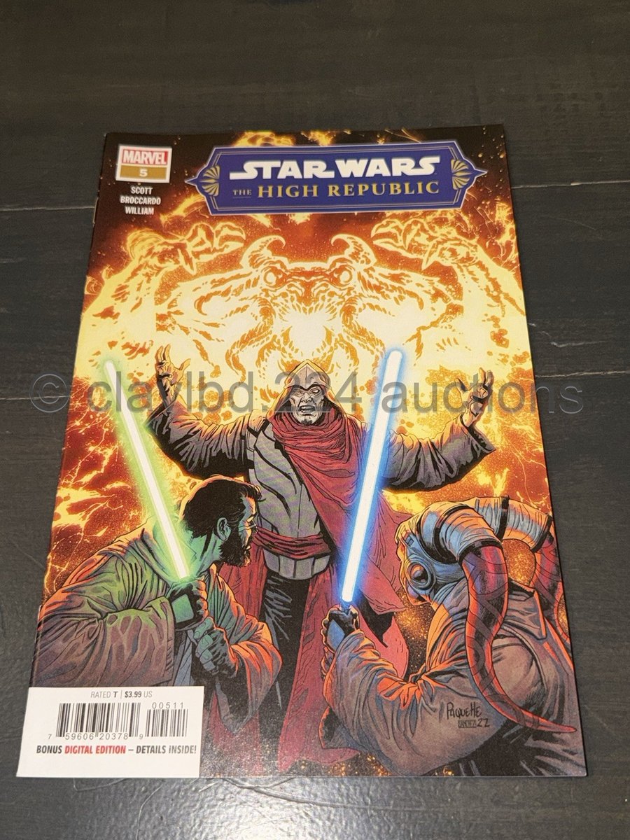 STAR WARS: L'ALTA REPUBBLICA #5 2023 Marvel Comics - paquette scott jedi