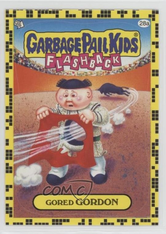 2011 Topps Garbage Pail Kids Flashback Serie 2 Gored Gordon #28a 0d18