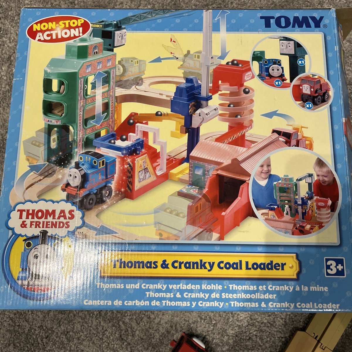 Tomy Thomas & Friends Thomas and Cranky Coal Loader Playset Incomplete