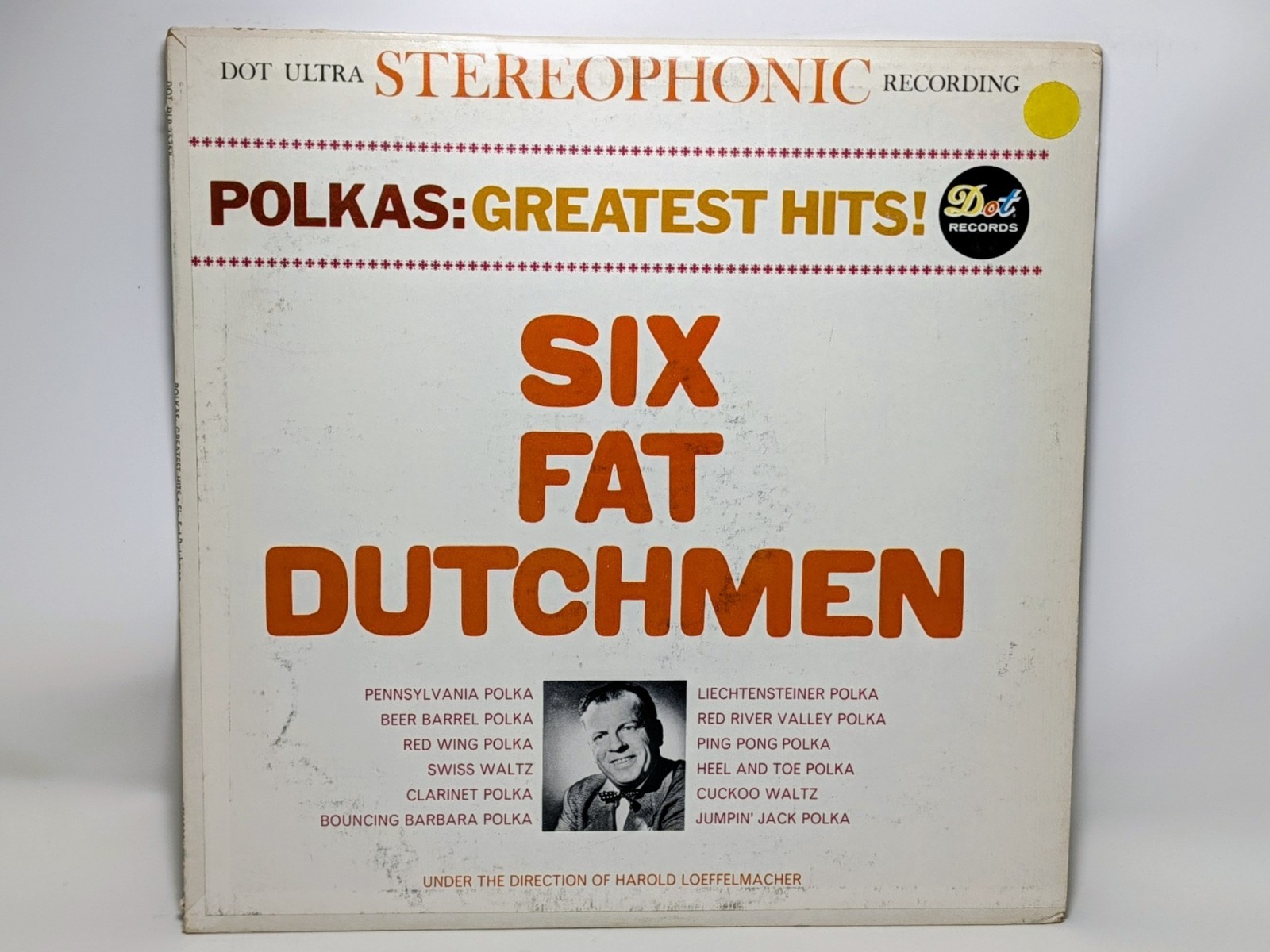 Six Fat Dutchmen Polkas Greatest Hits Vinyl LP Dot DLP 25358 Stereo MINT NM